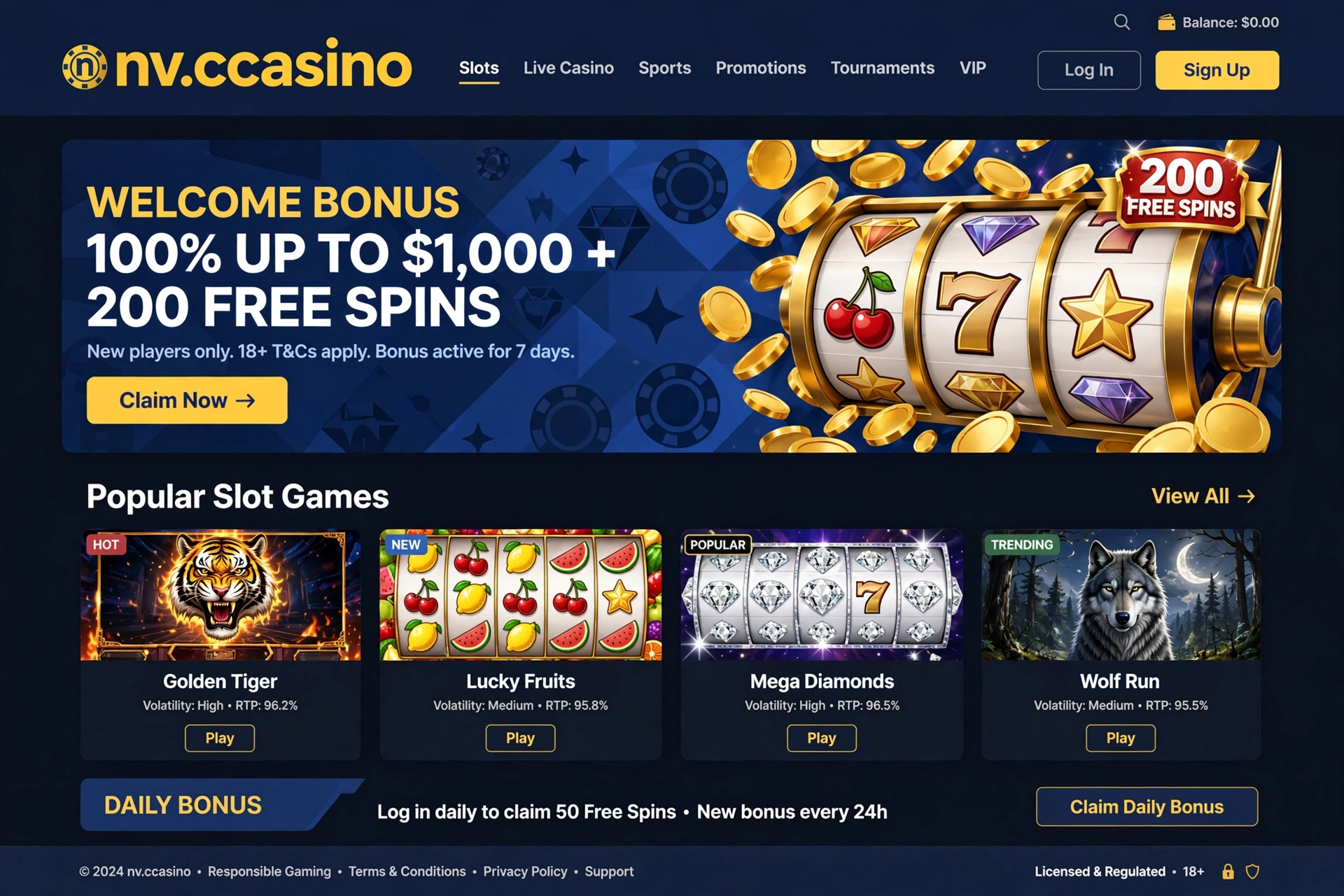 Nv.ccasino – komplett guide, omtale og tips for norske spillere